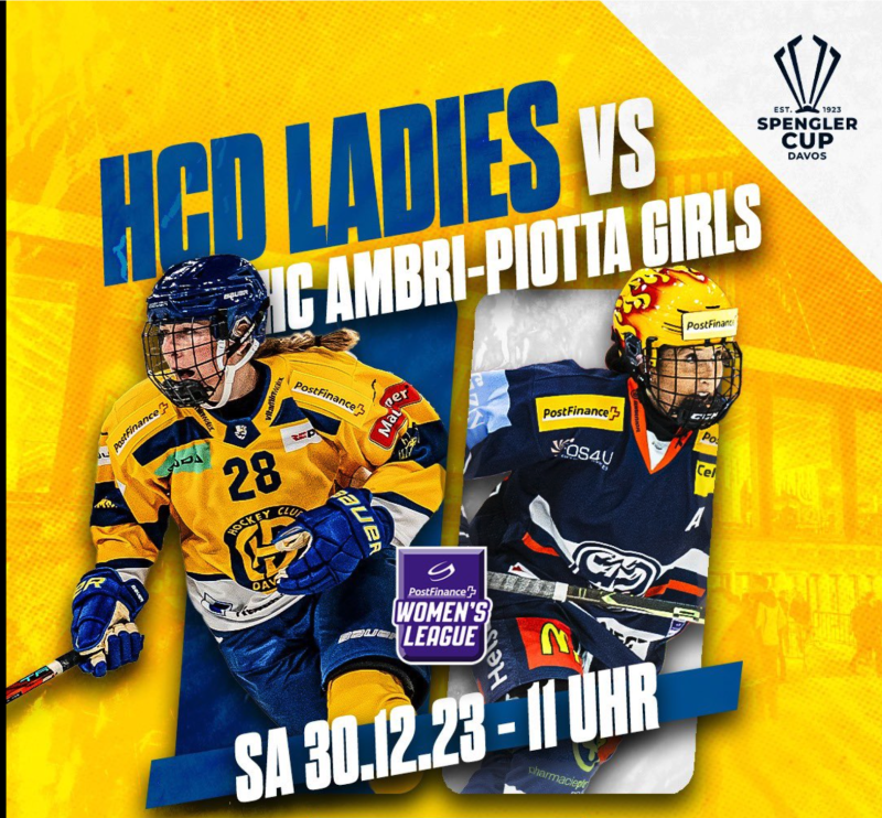 Le match féminin de la Coupe Spengler à suivre en live