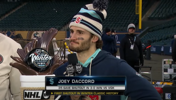 Joey Daccord revient sur le premier blanchissage dans une Winter Classic