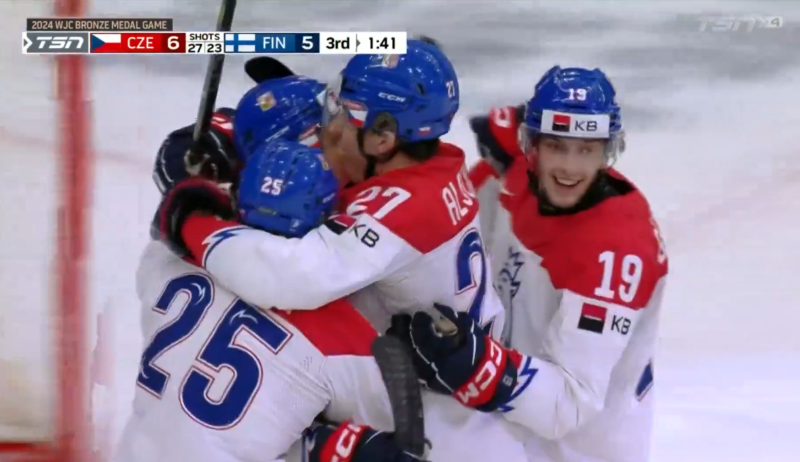 Mondiaux U20 : La Tchéquie remporte le bronze dans un match totalement fou