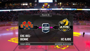 Les images du match Bienne vs Ajoie