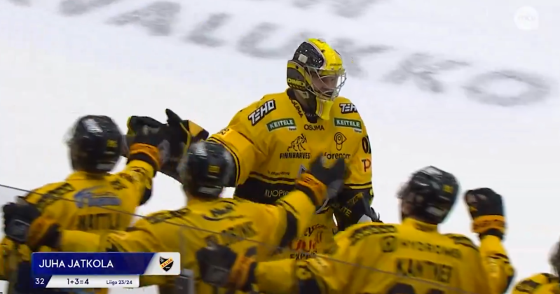 Un but et déjà quatre points pour un gardien finlandais