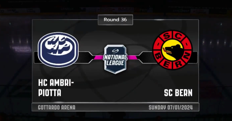 Les images du match Ambri vs Berne