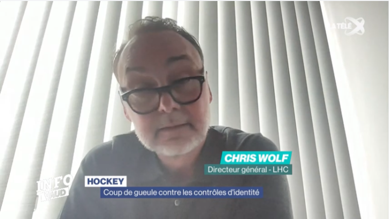 Le DG de Lausanne Chris Wolf fait le point sur le contrôle d'identité à la Vaudoise aréna