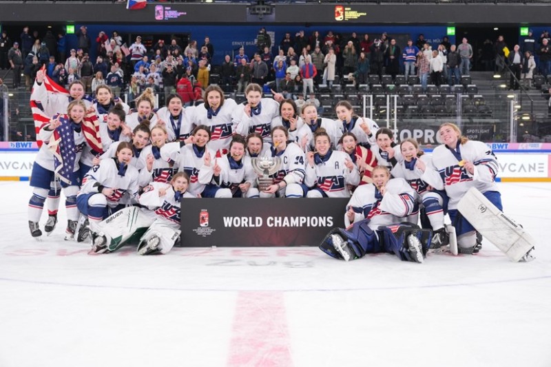 Un succès pour les Mondiaux féminins U18 2024 de l’IIHF à Zoug