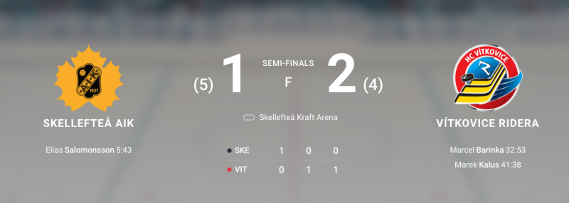 Skellefteå rejoint Genève en finale, reste à savoir où elle se jouera