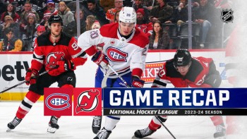 Les Devils battus par le Canadien, un bon match pour Akira Schmid