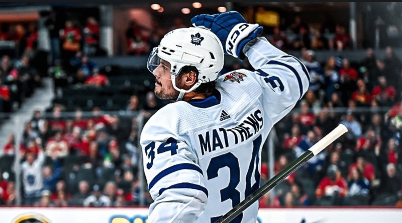 Un 11e hattrick en carrière pour Auston Matthew