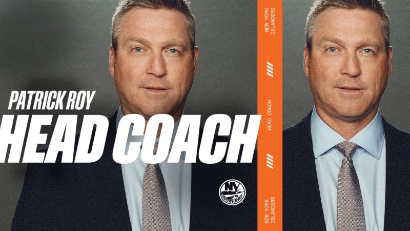 Patrick Roy est le nouveau coach des Islanders