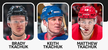 Comparaison de la famille Tkachuk après 400 matchs