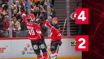 Les images du match Lausanne vs Ajoie