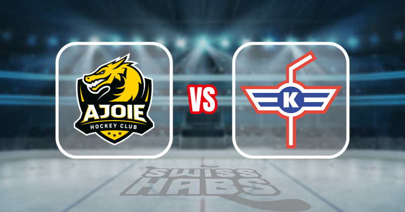 Formation des équipes et joueurs indisponibles pour le match Ajoie vs Kloten