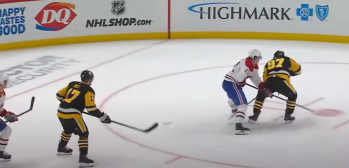 Un sublime assist à l'aveugle pour Sidney Crosby