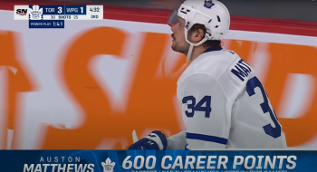 Une nuit record pour Auston Matthews