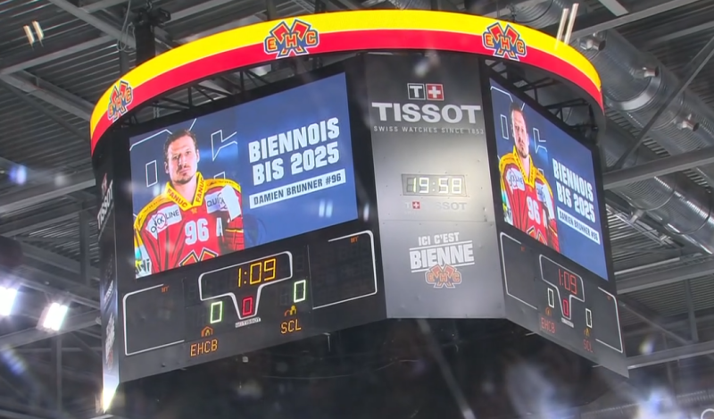 Bienne confirme la prolongation de contrat de Damien Brunner