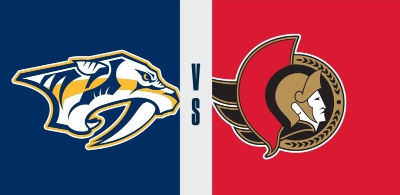 Nashville s'incline à Ottawa après avoir mené de trois buts