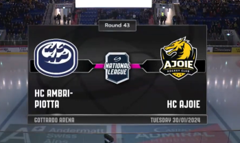 Les images du match Ambri - Ajoie