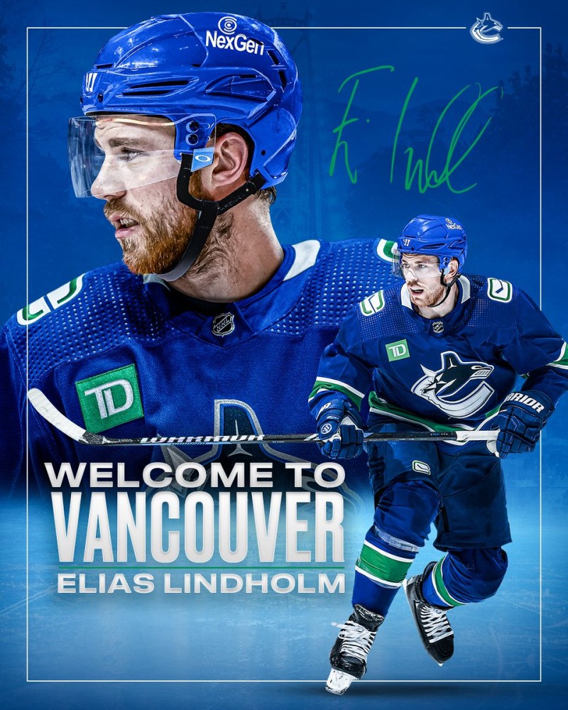 Elias Lindholm s'en va du côté de Vancouver
