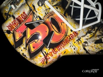 Le nouveau masque version Ajoie de Noah Patenaude