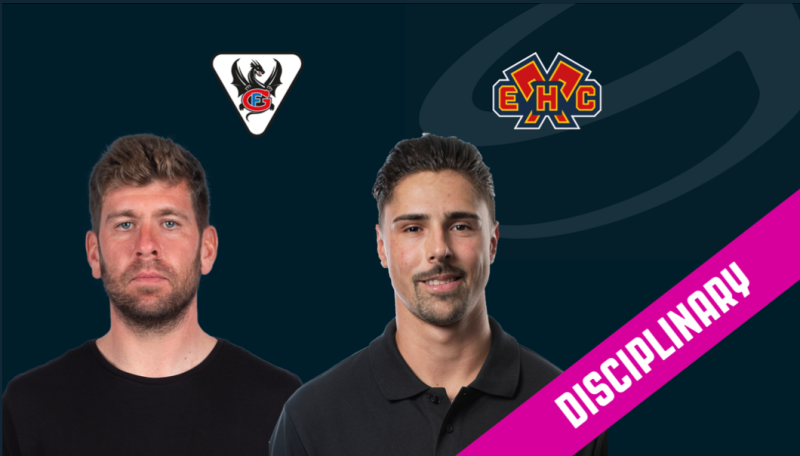 Christopher DiDomenico et Jérôme Bachofner amendés pour avoir simulé des fautes