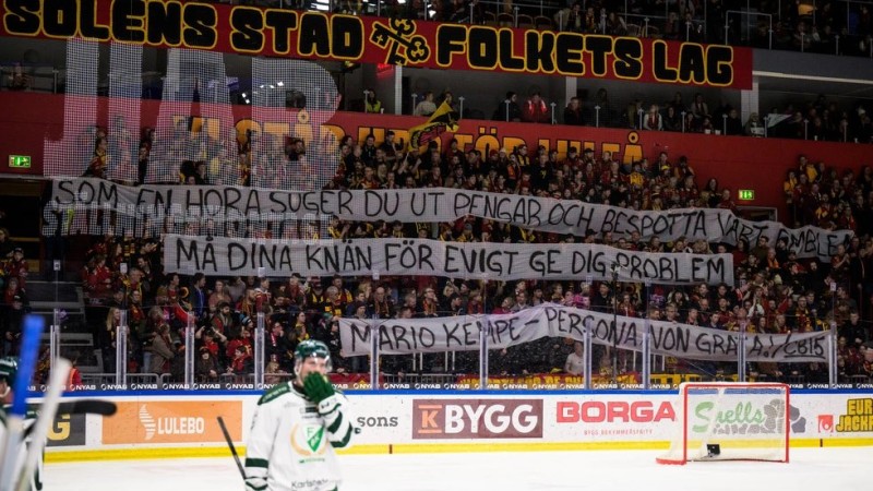 Luleå amendé pour les insulte de ses fans envers Mario Kempe