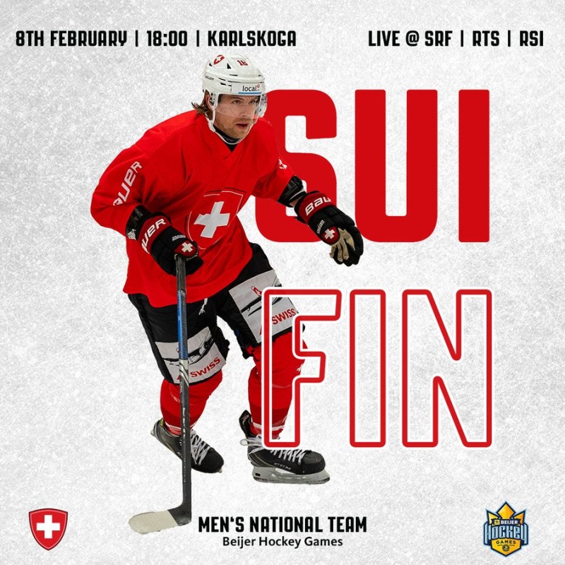 Formation des équipes des équipes pour le match Suisse vs Finlande