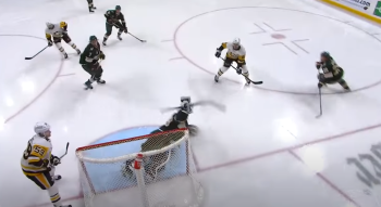 Un big save de Marc-Andre Fleury face à Sidney Crosby, pas deux