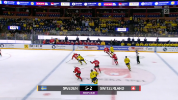 La Suède s'amuse avec la Suisse