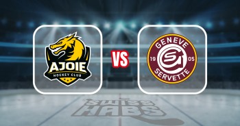 Formation des équipes et joueurs indisponibles pour le match Ajoie vs Genève