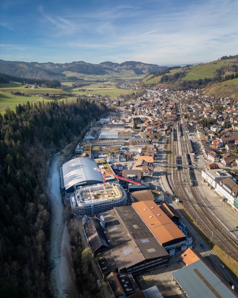 L'expansion de la patinoire de Langnau est dans les temps