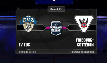 Les images du match Zoug vs Fribourg