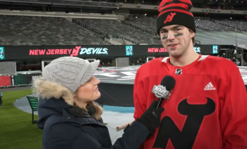 Nico Hischier s'exprime avant son premier match en plein air