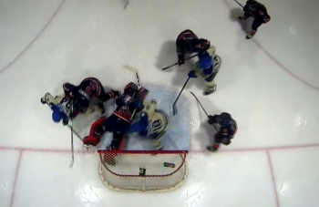 Un arrêt un peu chanceux pour Ewan Huet