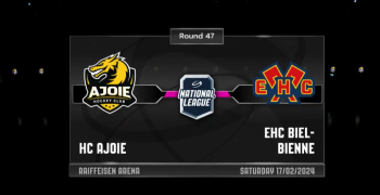 Les images du match Ajoie vs Bienne