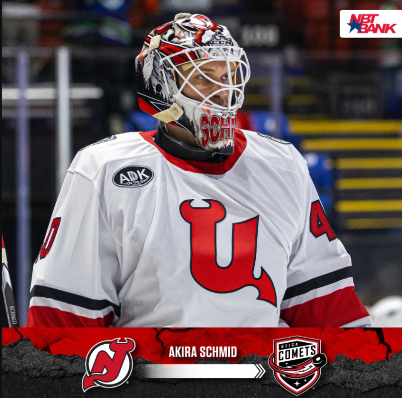 Akira Schmid de retour en AHL