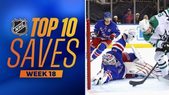 Top 10 des plus beaux arrêts de la semaine écoulée en NHL