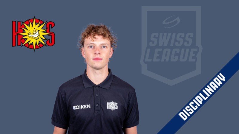 Deux matchs de suspension et une amende contre Yonas Berthoud