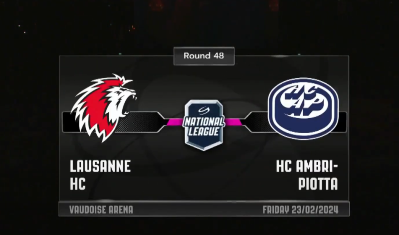 Les images du match Lausanne vs Ambri