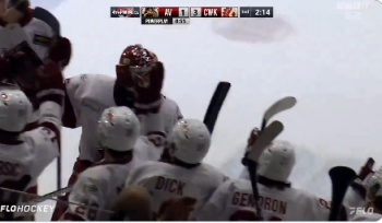 Un but de gardien en Ligue de hockey de la Colombie-Britannique