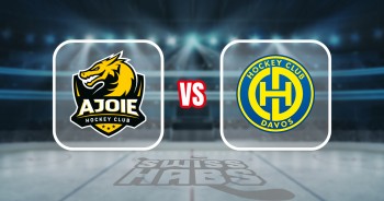 Formation des équipes et joueurs indisponibles pour le match Ajoie vs Davos