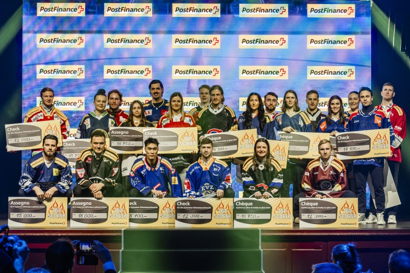 Meilleurs marqueurs de la National League et meilleures marqueuses de la PostFinance Women’s League récompensés cette année