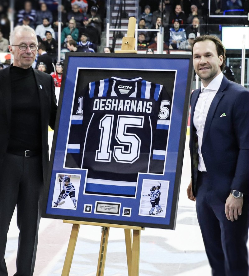 David Desharnais s'exprime après le retrait de son maillot