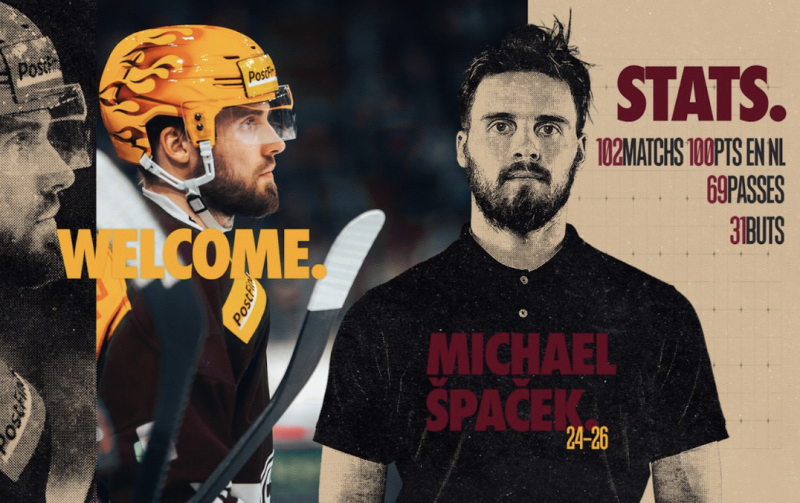 Un contrat de deux ans pour Michael Špaček à Genève