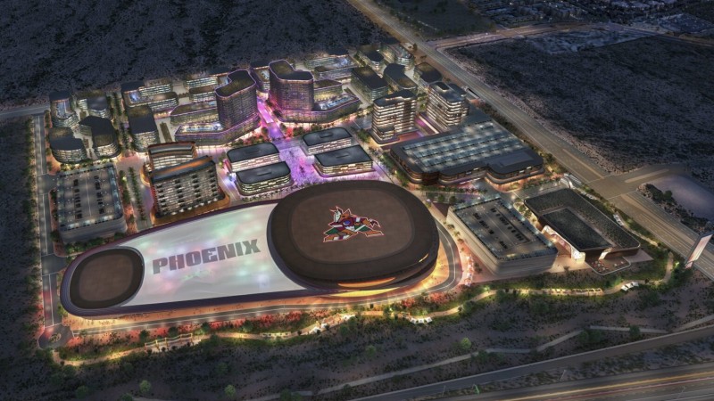 Les Coyotes présentent leur futur stade, mais n'en possèdent pas encore l'emplacement