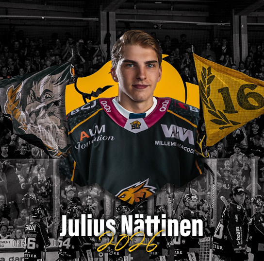 Ajoie s'offre encore Julius Nättinen