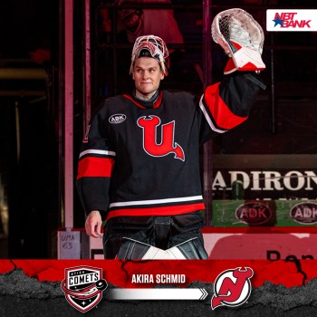 Akira Schmid de retour avec les Devils