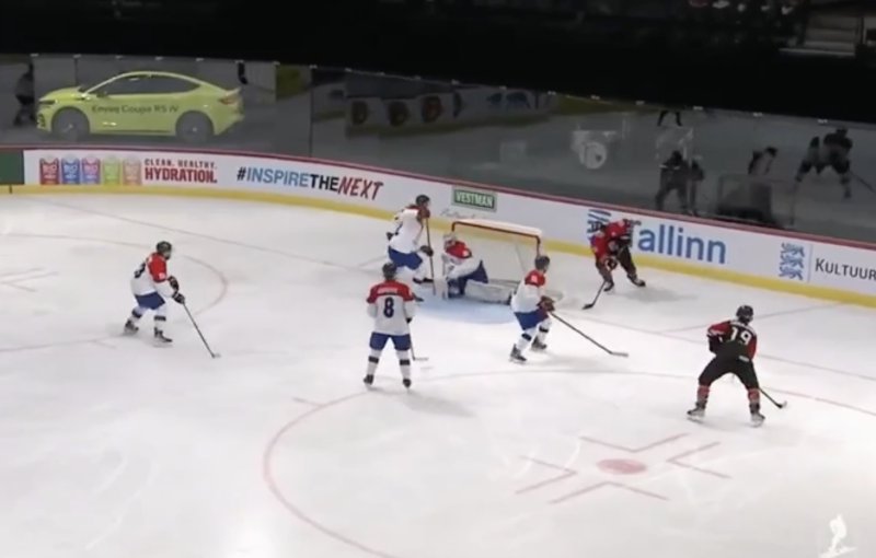 Une bien belle feinte sous forme de fausse passe