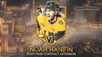 Les Vegas Golden Knights signent une prolongation de contrat de huit ans avec Noah Hanifin