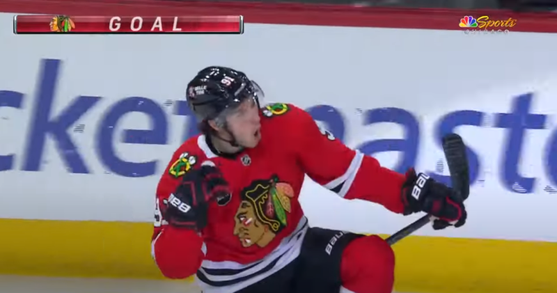 Premier match et premier but en NHL pour Frank Nazar