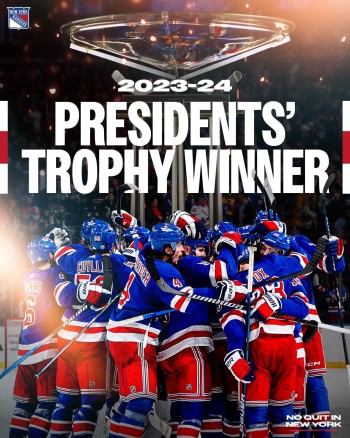 Le trophée des Présidents et un record pour les Rangers