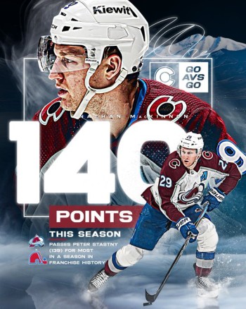 Un sacré record pour Nathan MacKinnon